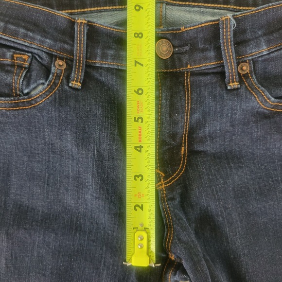 Old Navy Womens Jeans Size 4 Short Low Rise Skinny Leg Dark Wash Blue Denim - Picture 4 of 14